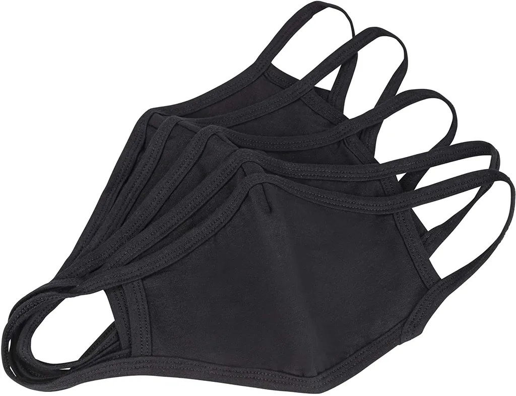 ONVAYA® Mund- Und Nasenmaske | 5 Stück | Schwarz | Atemschutzmaske | Wiederverwendbare Maske | Waschbar | Schutzmaske Aus Baumwolle Mit Innentasche Für Filter | Gesichtsmaske 1 ONVAYA® Mund- Und Nasenmaske | 5 Stück | Schwarz | Atemschutzmaske | Wiederverwendbare Maske | Waschbar | Schutzmaske Aus Baumwolle Mit Innentasche Für Filter | Gesichtsmaske