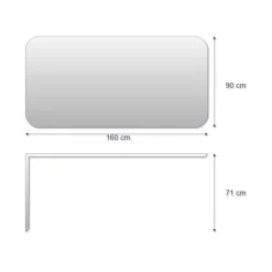 Gartentisch / Lofttisch MFG 160x90cm Alu Graphit / Topalit Betonoptik -Garten- & Gewächshäuser Geschäft fc1164022943cfc947fbe2694f995182