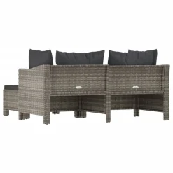 VidaXL 3-tlg. Garten-Lounge-Set Mit Kissen Grau Poly Rattan -Garten- & Gewächshäuser Geschäft fc2c1511d0ad1fb8c0a8b857886317dd