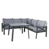 Greemotion Lounge-Set Amsterdam, Stahl, Grau