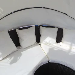 Swing&Harmonie LED - Sonneninsel Rattan Lounge Polyrattan Sitzgruppe Liege Insel 210cm Inkl. Abdeckcover -Garten- & Gewächshäuser Geschäft fc8690d8a9a5a5621003e4558924b71c