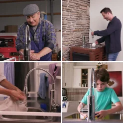 MediaShop Aquadon Smart Heater Multi Head | Wasserhahn Mit Integriertem Durchlauferhitzer | 2 Aufsätze | Digitale LED-Temperaturanzeige | Armatur | Boiler | Das Original Aus Dem TV -Garten- & Gewächshäuser Geschäft fcb630a9351c8c02f89c9ae4af79ce08