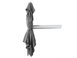 ACAZA Sonnenschirm 250 Cm Rund Mit Wand Halterung Ohne Schirmständer Für Balkon Oder Terrasse, Marktschirm Gartenschirm Terrassenschirm, Knickbar Mit Windauslass, Grau -Garten- & Gewächshäuser Geschäft fcf30f61f6799df837b0e56b45a9862d