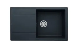 Keton Granitspüle Küchenspüle Granit Einbauspüle Spülbecken Spüle Granit Grau 85x50cm