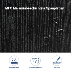 Barberpub Friseur Waschtisch Friseurwaschplatz 3130BK, Mit Waschbecken, Mit Wandspiegel, Mit Unterschrank 80 Cm, Friseur Salon SPA Friseureinrichtung, MFC+PVC, Schwarz, 47,5 X 84 X 169 Cm 12 Barberpub Friseur Waschtisch Friseurwaschplatz 3130BK, Mit Waschbecken, Mit Wandspiegel, Mit Unterschrank 80 Cm, Friseur Salon SPA Friseureinrichtung, MFC+PVC, Schwarz, 47,5 X 84 X 169 Cm -Garten- & Gewächshäuser Geschäft fd2f5692aad6b9b7cf45a243da61b7ba