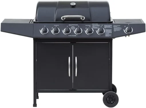 El Fuego Gasgrill / Grillwagen Dayton 6+1 Schwarz Grillfläche 69x35cm -Garten- & Gewächshäuser Geschäft fd4aeb65d9a59692aa8c32a6bd68c9a5
