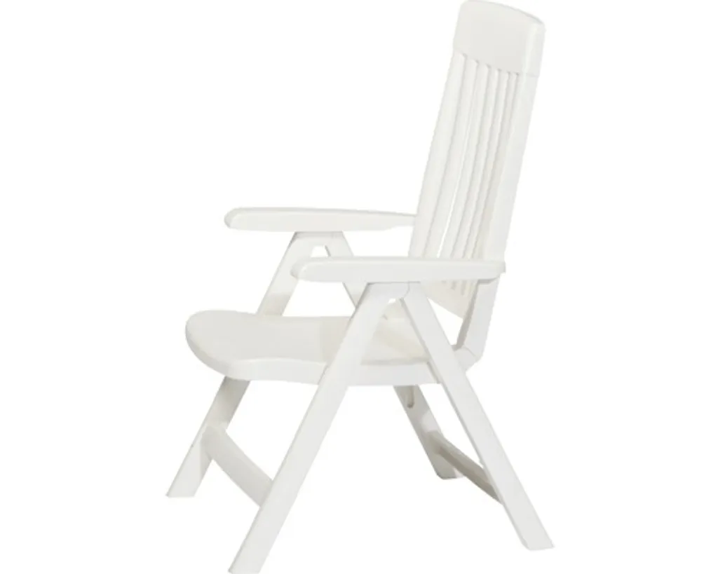 SIEGER Gartensessel Klappbar Palma Weiß Kunststoff 12 SIEGER Gartensessel Klappbar Palma Weiß Kunststoff – Bild 12