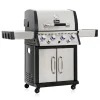 BBQ-Toro Premium Edelstahl Gasgrill 4+1+1 - 4 Brenner Mit Seitenbrenner Und Backburner