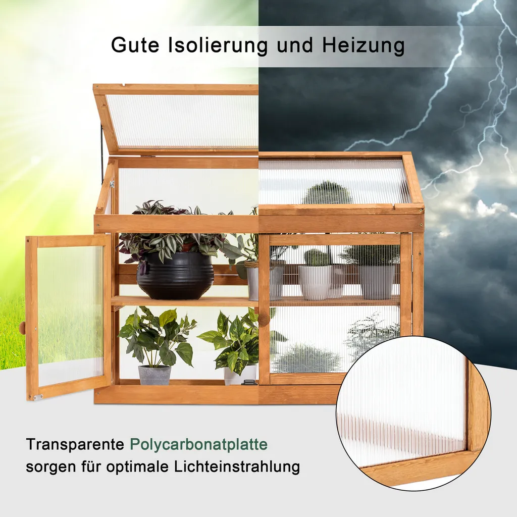 MCombo 2 Etage Höhenverstellbares Anlehngewächshaus Treibhaus Pflanzenhaus Holz 0160 9 MCombo 2 Etage Höhenverstellbares Anlehngewächshaus Treibhaus Pflanzenhaus Holz 0160 – Bild 9