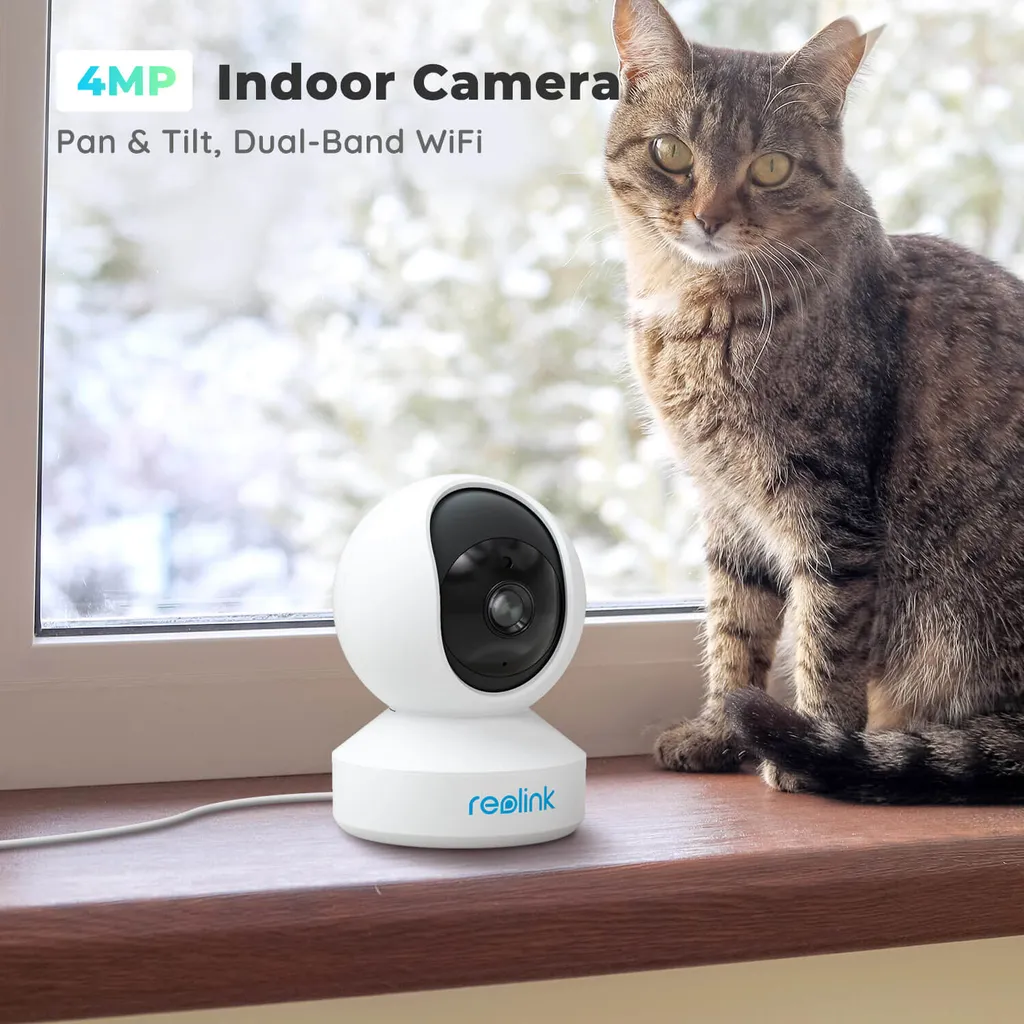 Reolink WLAN Überwachungskamera Innen 4MP, Schwenkbare IP-Kamera Indoor Mit Auto-Tracking, Personen-/Haustiererkennung, 2,4/5GHz WiFi, 2-Wege-Audio, IR-Nachtsicht, SD-Kartenslot, E1 Pro (Schwarz Und Weiß), 4 Stück 28 Reolink WLAN Überwachungskamera Innen 4MP, Schwenkbare IP-Kamera Indoor Mit Auto-Tracking, Personen-/Haustiererkennung, 2,4/5GHz WiFi, 2-Wege-Audio, IR-Nachtsicht, SD-Kartenslot, E1 Pro (Schwarz Und Weiß), 4 Stück – Bild 28