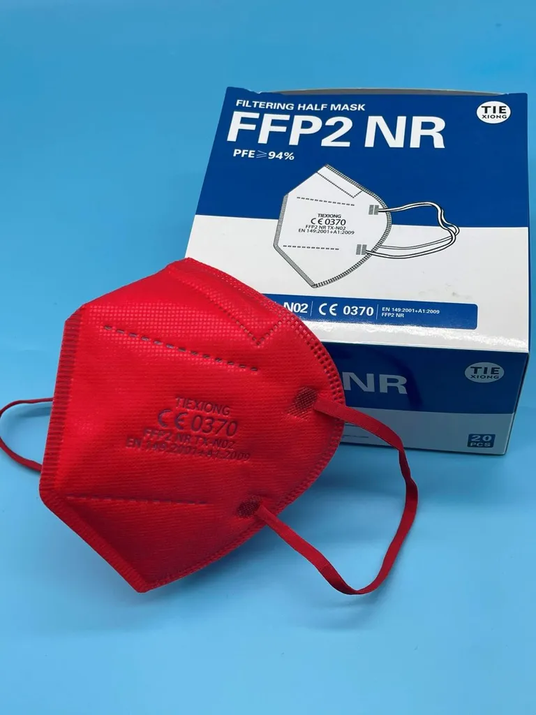 BARBEADOR FFP2 Maske 20 Stück Bunt Sortiert , Einzelverpackt , CE 0370 - EN149:2001+A1:2009, Elastische Ohrenschlaufen 2 BARBEADOR FFP2 Maske 20 Stück Bunt Sortiert , Einzelverpackt , CE 0370 - EN149:2001+A1:2009, Elastische Ohrenschlaufen – Bild 2