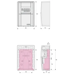 Schlüsseltresor 787 LED H119xB82xT42mm M.LED Zahlenschl.ABUS -Garten- & Gewächshäuser Geschäft fdc12471fc1f9208d5e445dcc613afe4