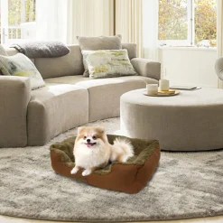 Aigostar Hundebett, Grosse Hunde Körbchen, Hundesofa, Hundekissen, Hundekorb Bezug Waschbar, M 75 * 50cm -Garten- & Gewächshäuser Geschäft fdfe5568c86216079bb2df5df5ffcc96