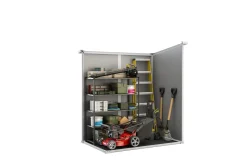 Keter Manor Pent Geräteschuppen B 183,5 X T 111 X H 200 Cm Gartenschuppen, Farbe Grau -Garten- & Gewächshäuser Geschäft feb4e0ebbfc42ee24629dfa3a36e0fd4