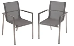 Garden Pleasure Stapelstuhl SIENNA, 2er Set | 2 × 305434 -Garten- & Gewächshäuser Geschäft febbd9a508530a4d9d2349adc5659943