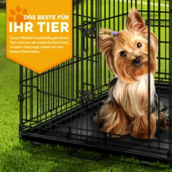 TRESKO® Hundekäfig 77x48x54cm Metall Transportkäfig Auto Hundebox Transportbox Faltbar Drahtkäfig 12 TRESKO® Hundekäfig 77x48x54cm Metall Transportkäfig Auto Hundebox Transportbox Faltbar Drahtkäfig -Garten- & Gewächshäuser Geschäft fecfb76e727a32fde829f20a63ee7edc