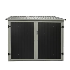 Westmann Fahrradgarage Gartenbox Anthrazit 200x203x158 Cm -Garten- & Gewächshäuser Geschäft ff0860e32e0db81fbb1d25c76674758d