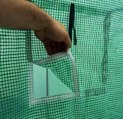 Linder Exclusiv Garten Foliengewächshaus, Mit Aufrollbare Tür Und Fenster MC4308 169x200x77 Cm -Garten- & Gewächshäuser Geschäft ff73b41020eeca7c9b6df3ee479c9849