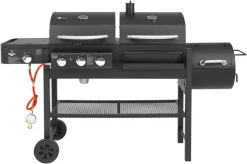 El Fuego Gas-/Holzkohlegrill/Smoker Kombigrill Sierra 3in1 2x 43x45cm -Garten- & Gewächshäuser Geschäft ff7f404390c1dd23fe89266ca6776c3a