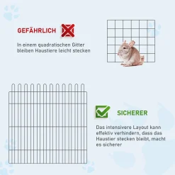PawHut Welpenauslauf Welpenzaun Laufstall Freilaufgehege Welpengitter 5 Maßen (Maße: 71x61cm) 12 PawHut Welpenauslauf Welpenzaun Laufstall Freilaufgehege Welpengitter 5 Maßen (Maße: 71x61cm) -Garten- & Gewächshäuser Geschäft ff8db917e218e3585328905c447f4fe5