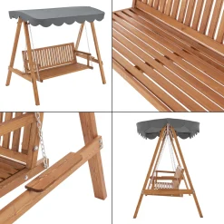 En.casa Hollywoodschaukel Afandou 200 X 130 X 185 Cm Gartenschaukel Mit Dach Max. 200 Kg Schaukelbank Für 2 Personen Gestell Aus Massivholz Dunkelgrau 12 En.casa Hollywoodschaukel Afandou 200 X 130 X 185 Cm Gartenschaukel Mit Dach Max. 200 Kg Schaukelbank Für 2 Personen Gestell Aus Massivholz Dunkelgrau -Garten- & Gewächshäuser Geschäft ffa722f7b1852e1eae68ac92e06af072