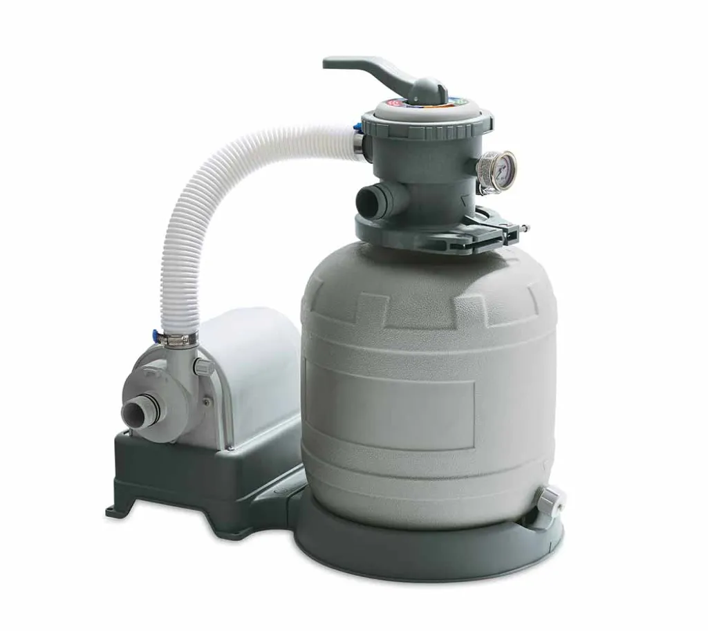 Summer Waves Pool Sandfilteranlage Grau 5110l/h 1 Summer Waves Pool Sandfilteranlage Grau 5110l/h