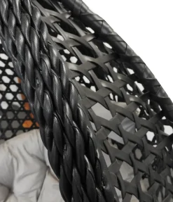 Dynamic24 Korb Hängesessel Mit Gestell Kissen Hängestuhl Lounge Hängekorb Schaukel Sessel -Garten- & Gewächshäuser Geschäft ffb707530ac5c819861ba7858d00fd85