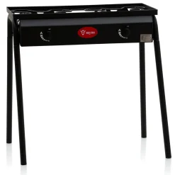 BBQ-Toro Gas Grilltisch Mit Windschutz | Gusseisen Gaskocher 2 Brenner | 12 KW -Garten- & Gewächshäuser Geschäft ffeaa885728cf78d220f09e0ba652f2a